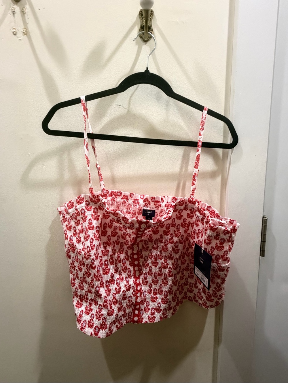 Roller Rabbit x Target Floral Smocked Crop Tank Top - Women